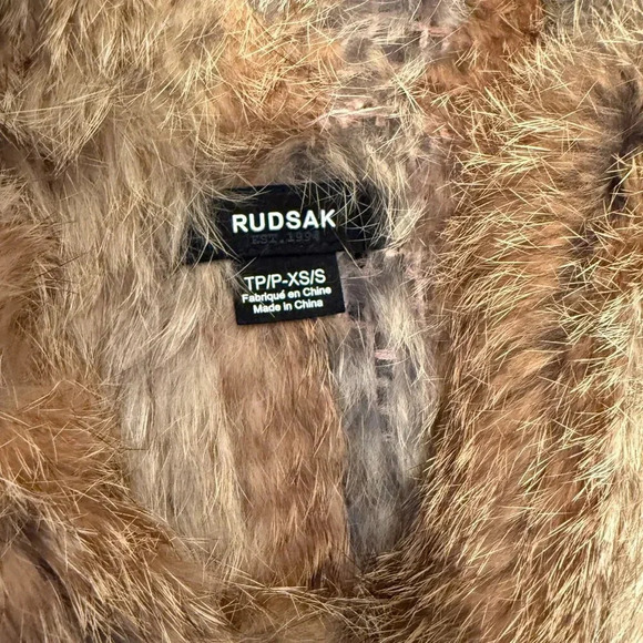 Women's Real Fur Vest, Rudsak, US XS/S - Picture 7 of 9